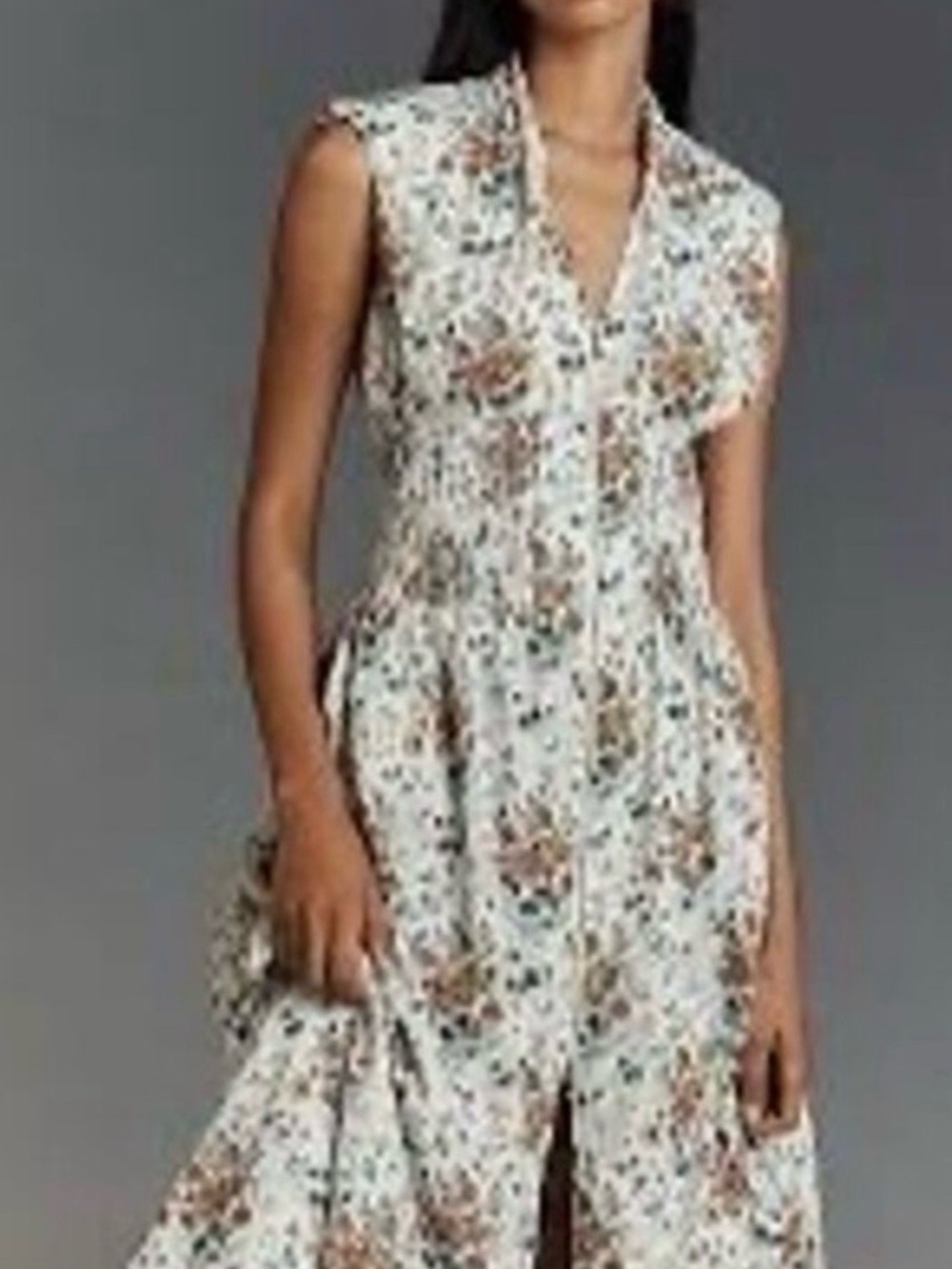 Anthropologie Maeve Floral Tommie dress 1X